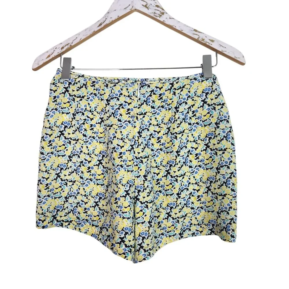 EQUIPMENT Shorts Womens XS Floral Lewis Silk Cottagecore‎ Dainty Fairycore
